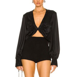 Auteur Black Silk 'Harri' Top Size S